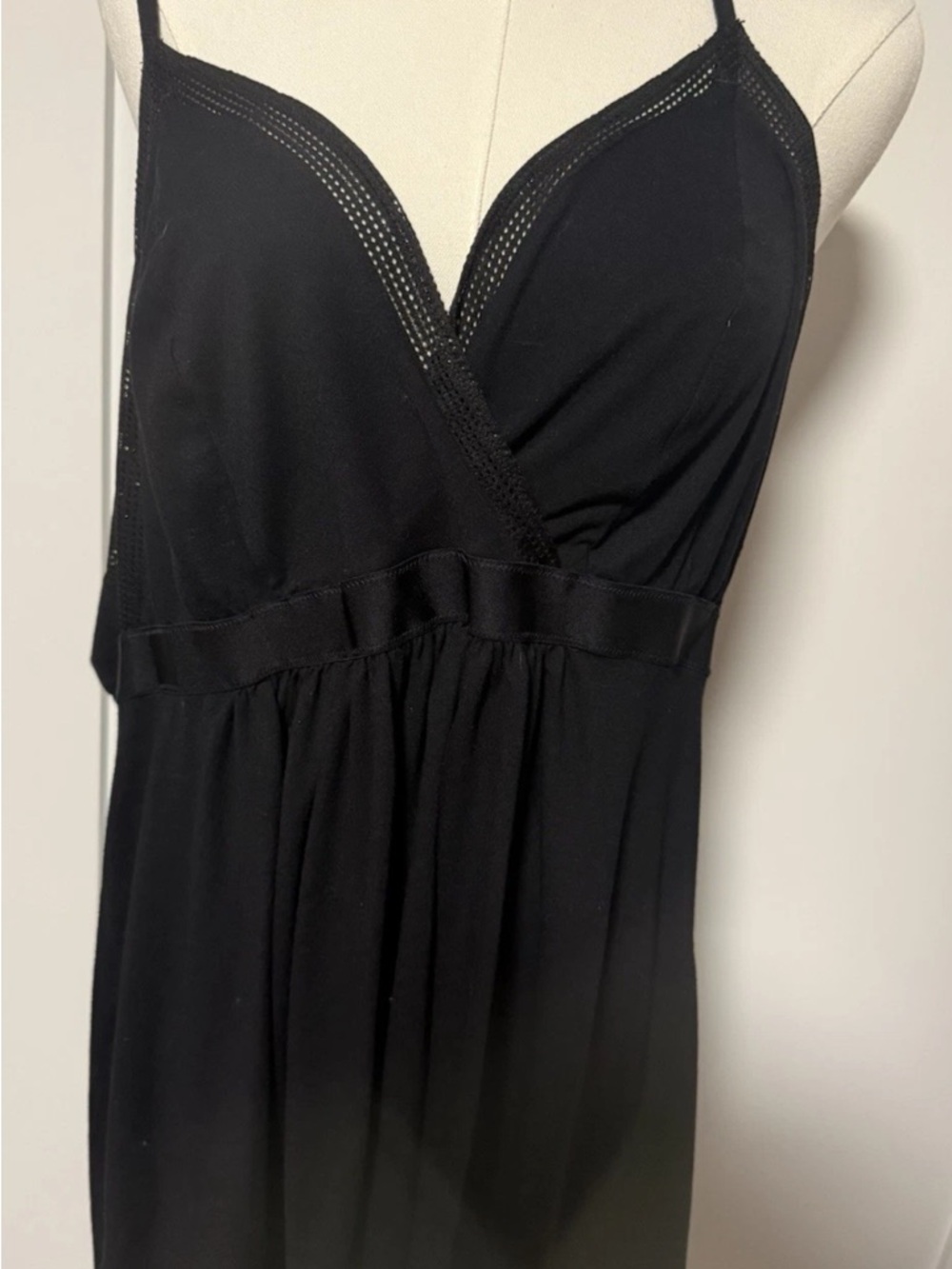 Torrid Tru To You Cacique Pajama Set 26/28 Black Mesh Trim Cami Shorts